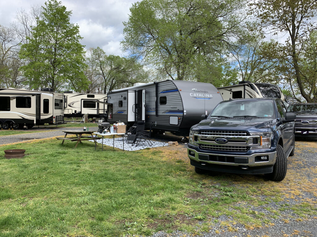 Private RV Park with Truck and RVs