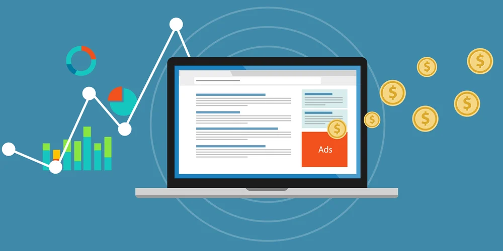 Depositphotos_64255153_S Search engines showing PPC ads to grow website traffic and obtain new customers for a generator business