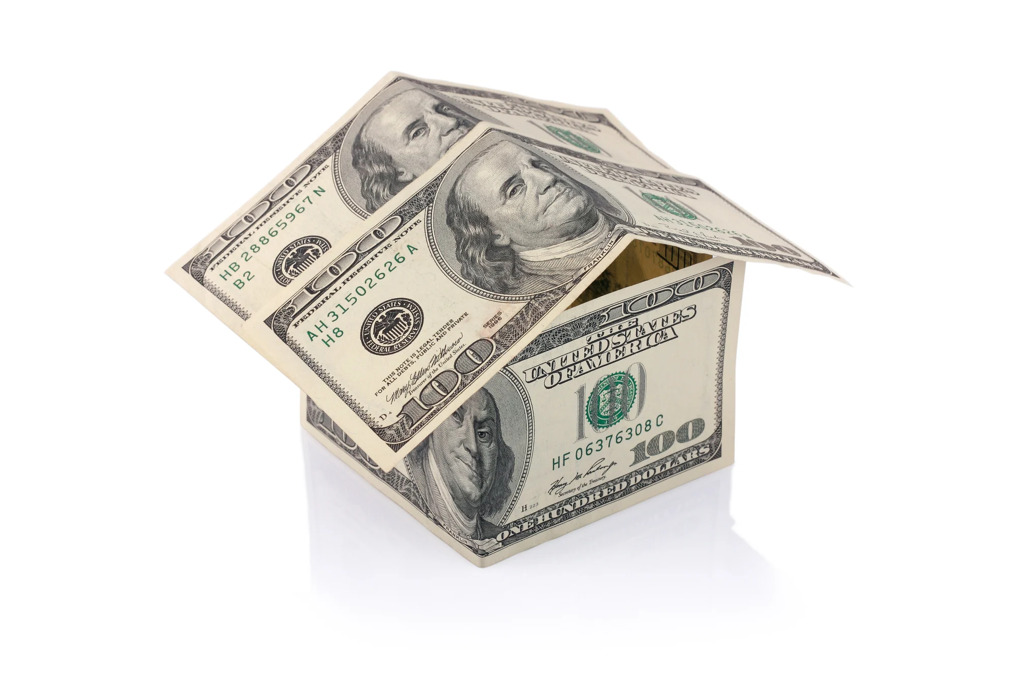 House Made of $100 Dollar Bills
