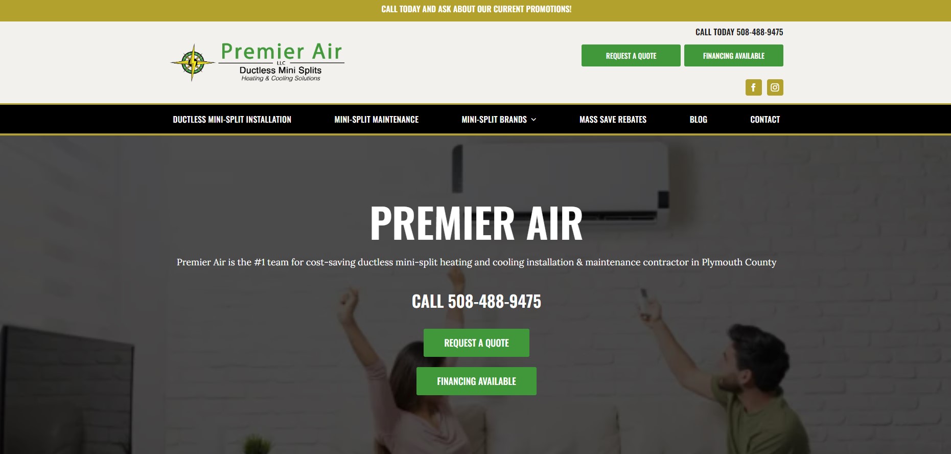 Premier Air WEbsite