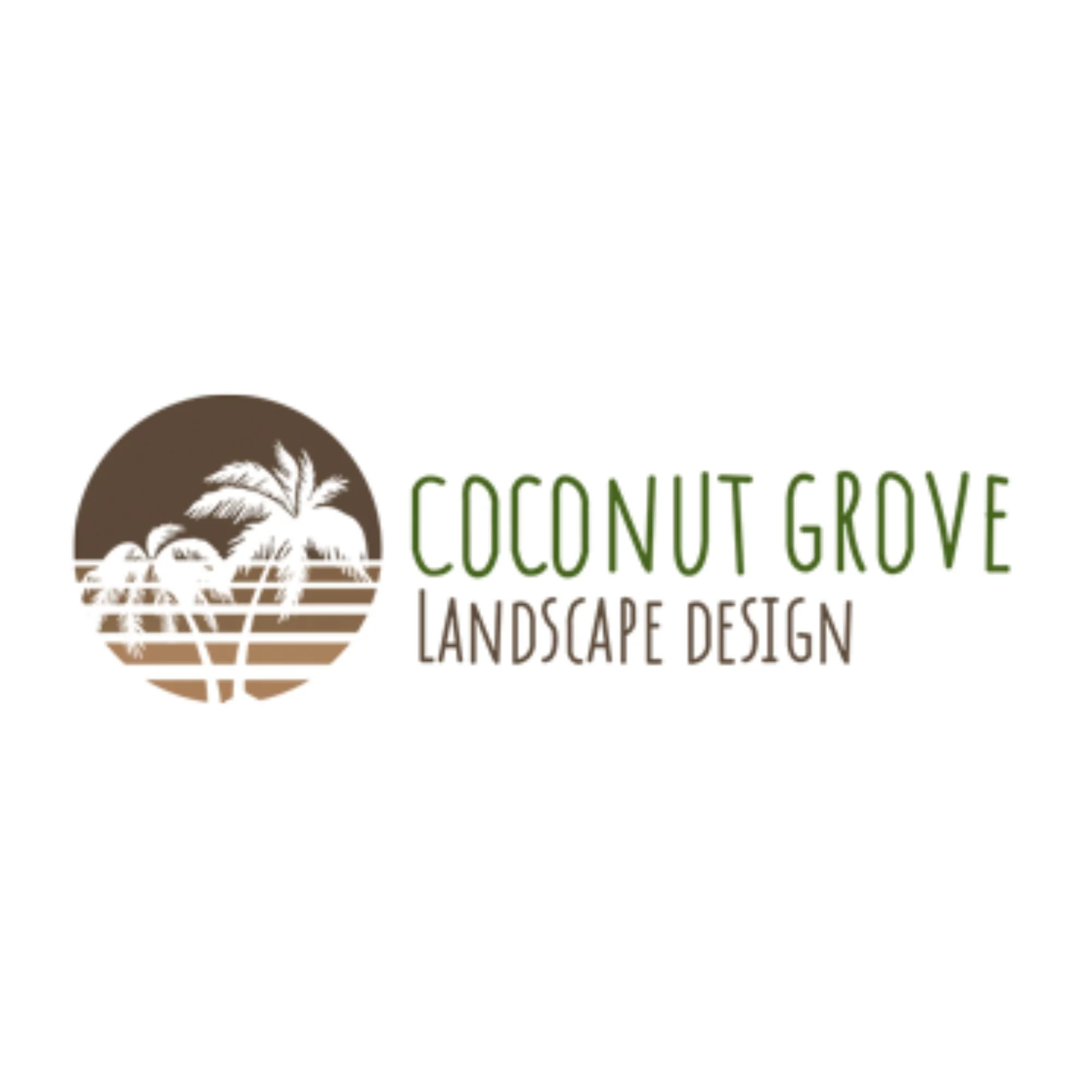 Coconut Grove Landscape Design Logo An OMS Client