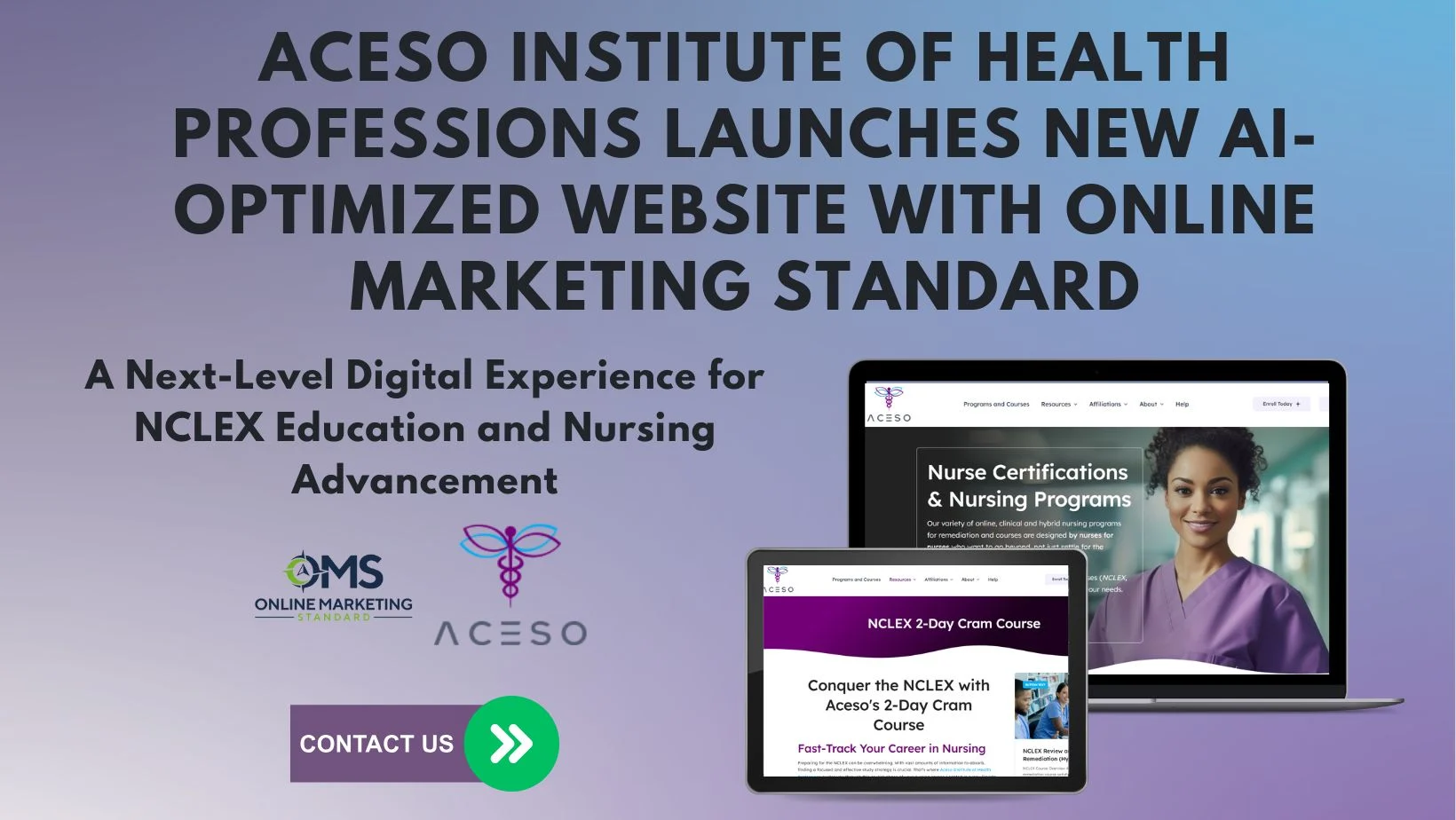 Aceso Institute of Health Professions Launches New AI-Optimized Website