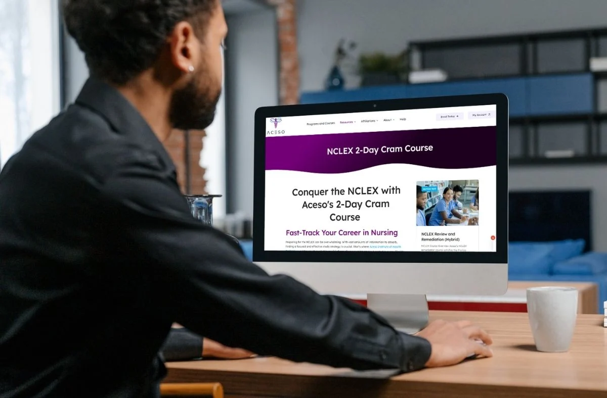 Aceso Institute of Health Professions Launches New AI-Optimized Website 3 Digital marketing team at Online Marketing Standard developing SEO strategies for Aceso